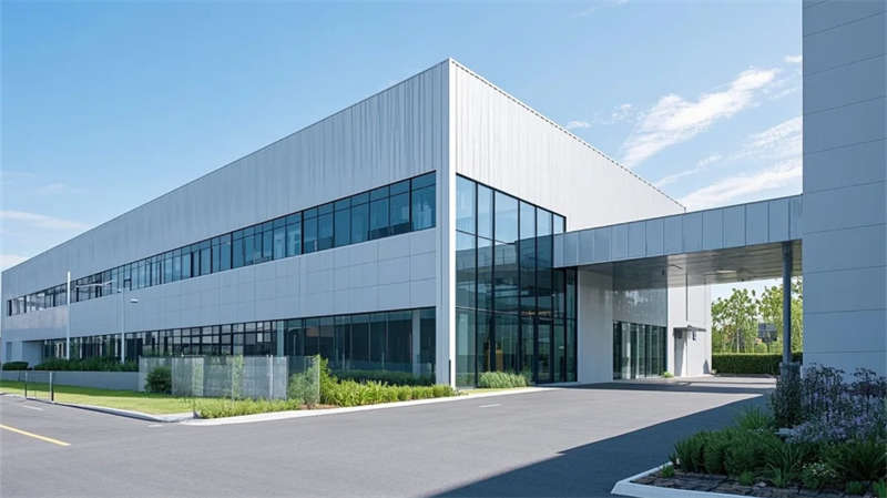 合肥廠房裝修，光影與生態交融的極簡工業美學空間