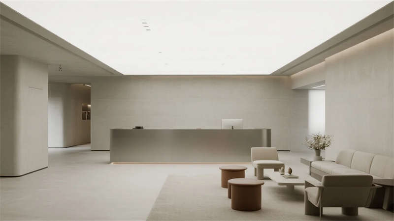 合肥辦公室展廳設計，科技與自然交融的極簡美學