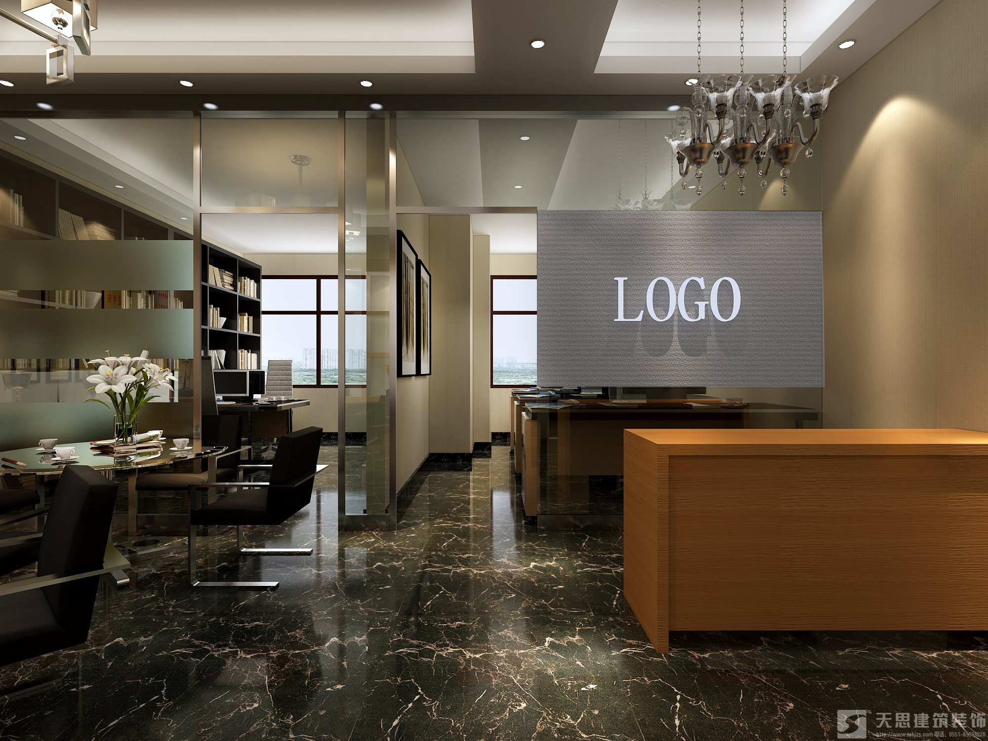 留白在<a href=http://www.xbptm.cn/ target=_blank class=infotextkey>合肥辦公室裝修</a>設計中的運用